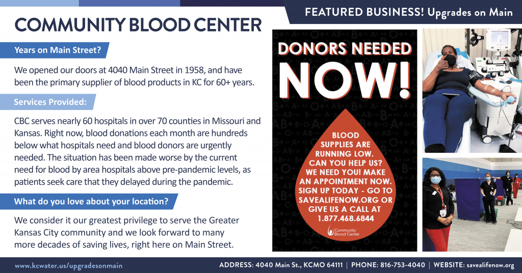 Featured Business Friday - Community Blood Center