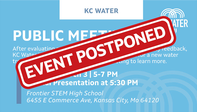 The second public meeting has been postponed.